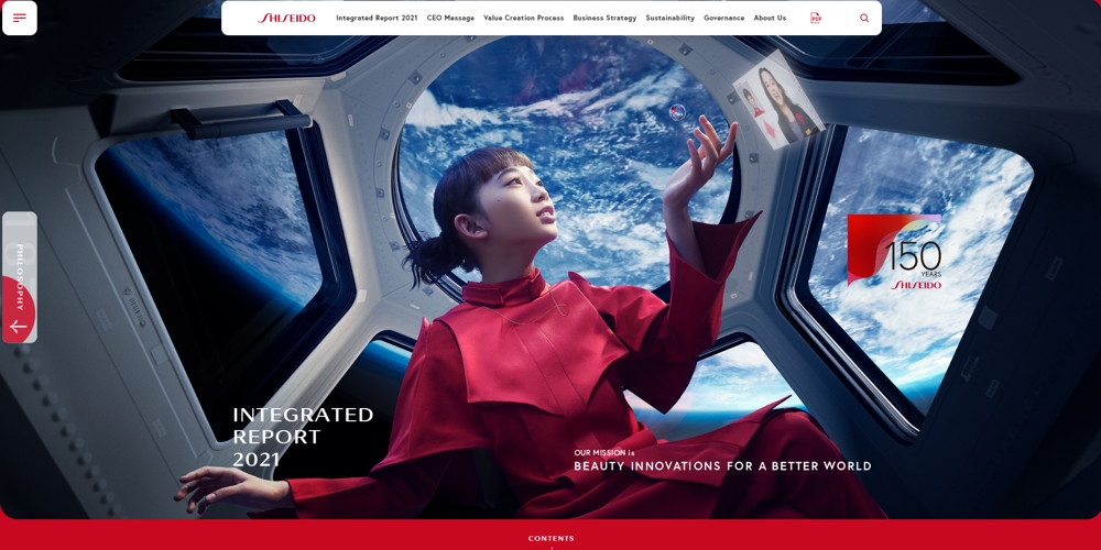 Integrated Report 2021 | Shiseido Companyました