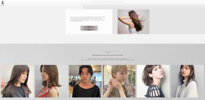 RUCCA is a beauty salon in Shinsaibashi, Osaka.ました