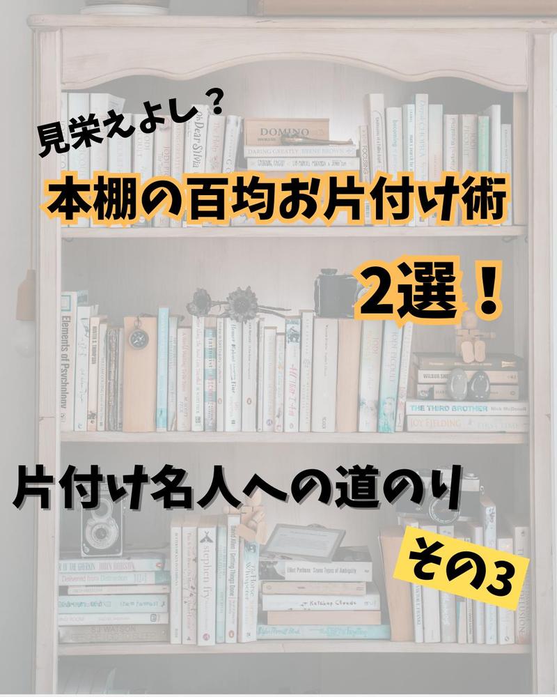 日常をメインとし、主に百均を利用した整理整頓術をInstagramに投稿する画像、動画を作成しました