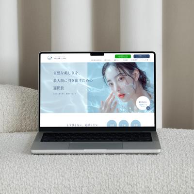 【架空企業】ホームページのデザイン制作をしました