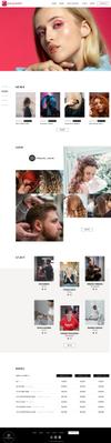 ヘアサロンのコーポレートサイトを制作しました