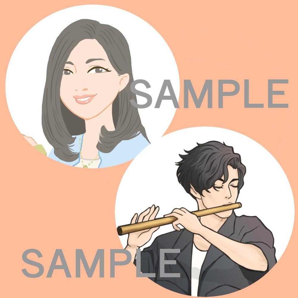画像サンプル用にこれまで描いた作品をまとめました
