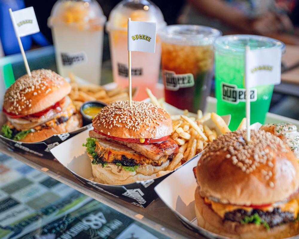 ハンバーガーのイメージ写真を撮影しました