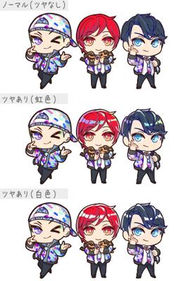 男性アイドルミニキャラコンテストに応募いたました