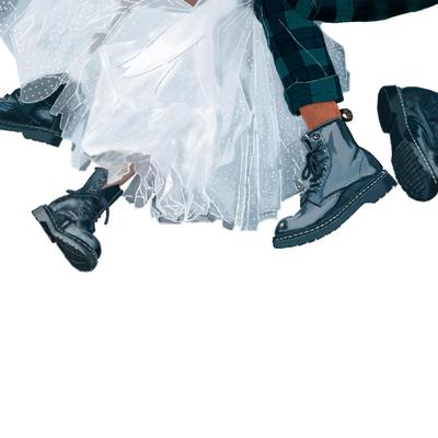 ②結婚式で使用するイラストを作成しました
