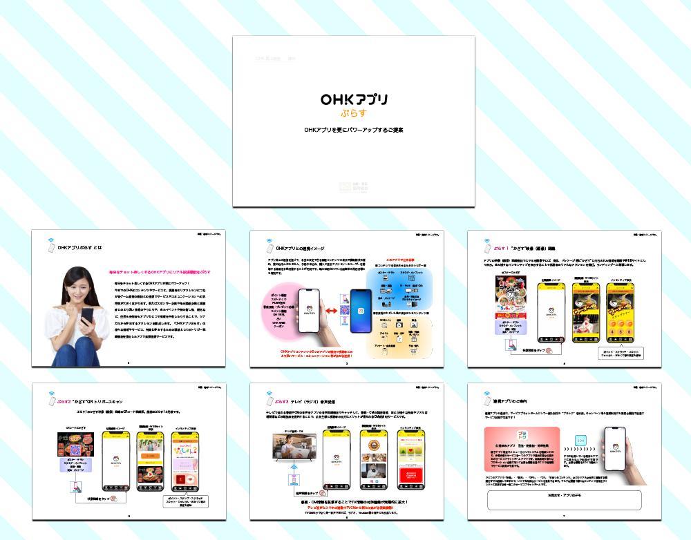 【 制作事例7 】マルチ機能アプリ連携サービスの企画提案書②を作成しました