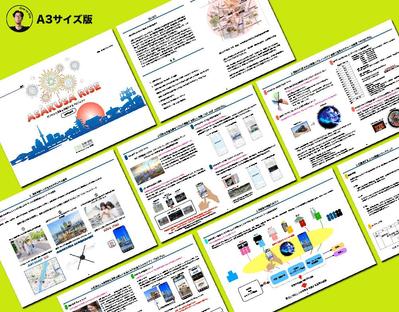 デジタルによる地域活性化を支援する企画提案資料A3サイズを作り
ました