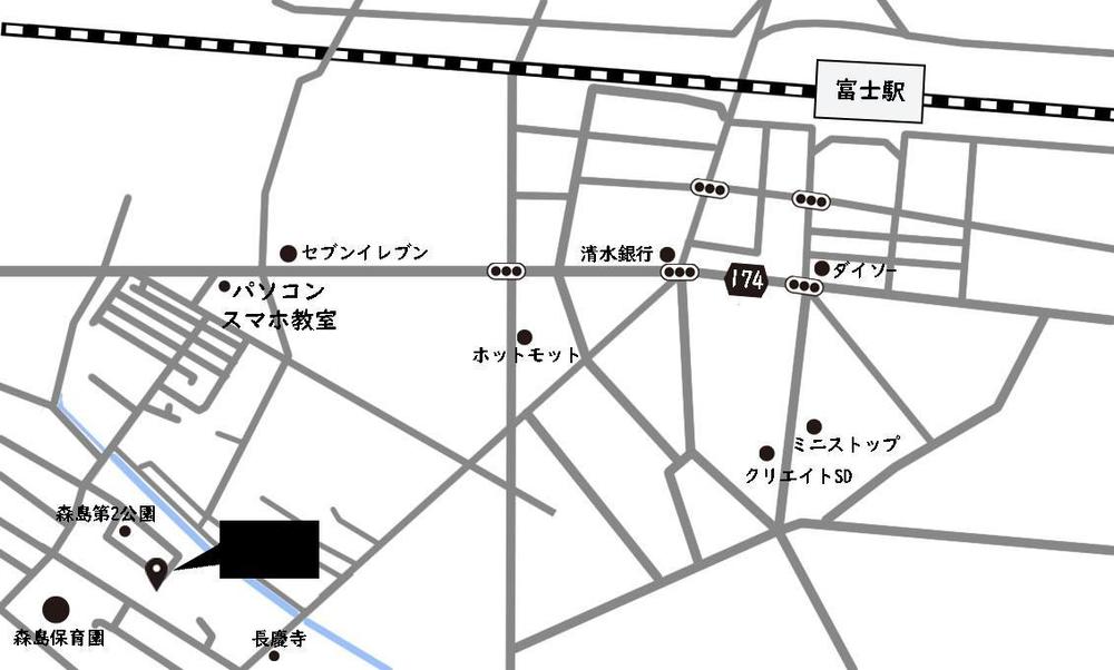 間取り図、区画図を作成し写真加工をして不動産の販売図面を作成しました