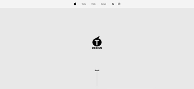 T-DESIGNのポートフォリオサイトを作成しました