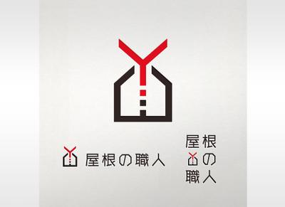 屋根の施工会社のホームページ用ロゴを制作しました