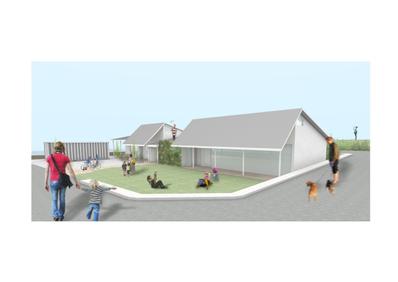 某設計事務所にて建物の内観、外観のパース作成（vectorworks）を行ないました