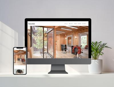 ヘアサロンサイトを制作いたしました