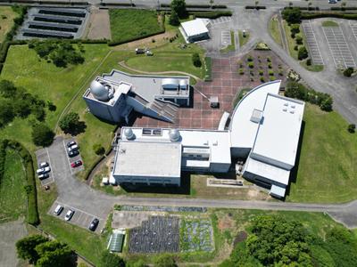 徳島県阿南市科学館のドローン空撮をしました