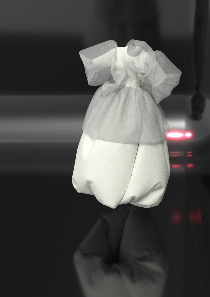 CLOで作った3Dドレス作りました