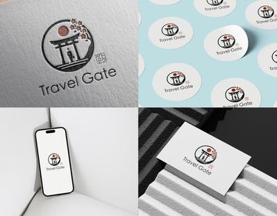 日本の食や文化を紹介する Travel Gate様のロゴを担当しました