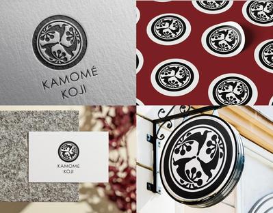フランスのKAMOME KOJI様のロゴを担当いたしました