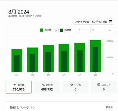 【約80万PV達成】自身が運営しているブログで達成しました