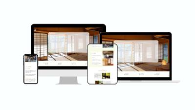 古民家ゲストハウスの魅力を伝える、デモサイトを制作しました