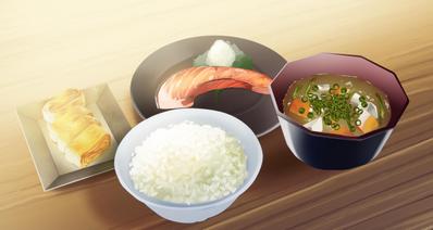 理想の朝食を描きました