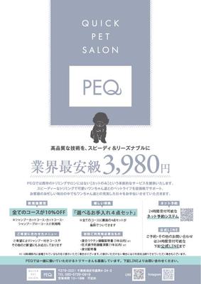 【PEQ様】　チラシのアップデートさせていただきました