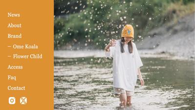 洋服屋さんのサイト制作をしました。２つのブランド情報を１つにまとめたサイト制作を行いました