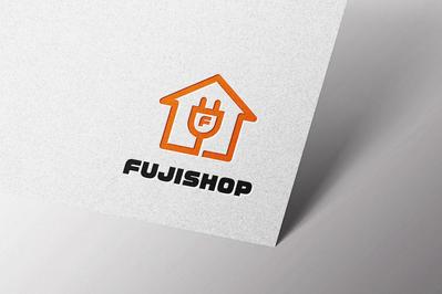 電気機器を主に販売している個人店「FUJISHOP」のロゴをデザイン制作のご依頼を受けました