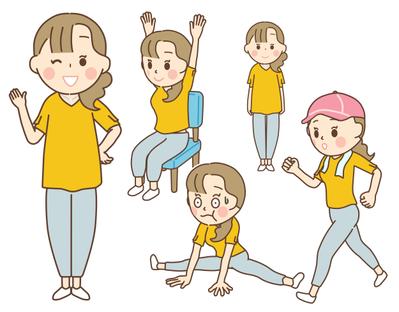 解説などにお勧めできるいろいろなポーズを作成しました