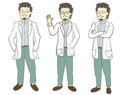 ナレーターを博士風にしてみました