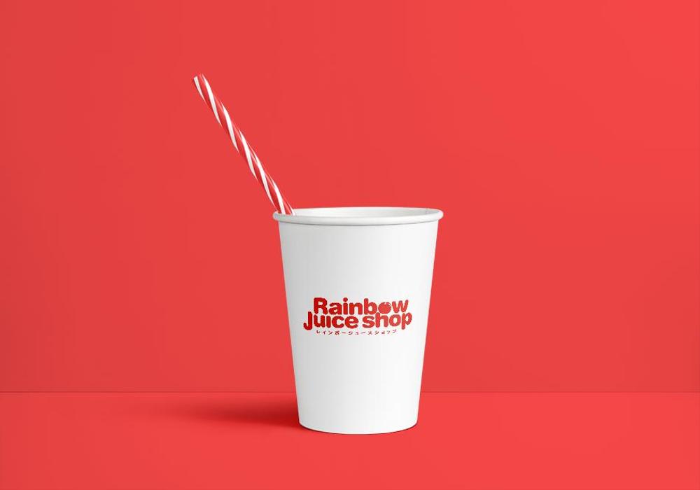 ドリンクショップのロゴ、カップ、ポスター・価格表の制作しました