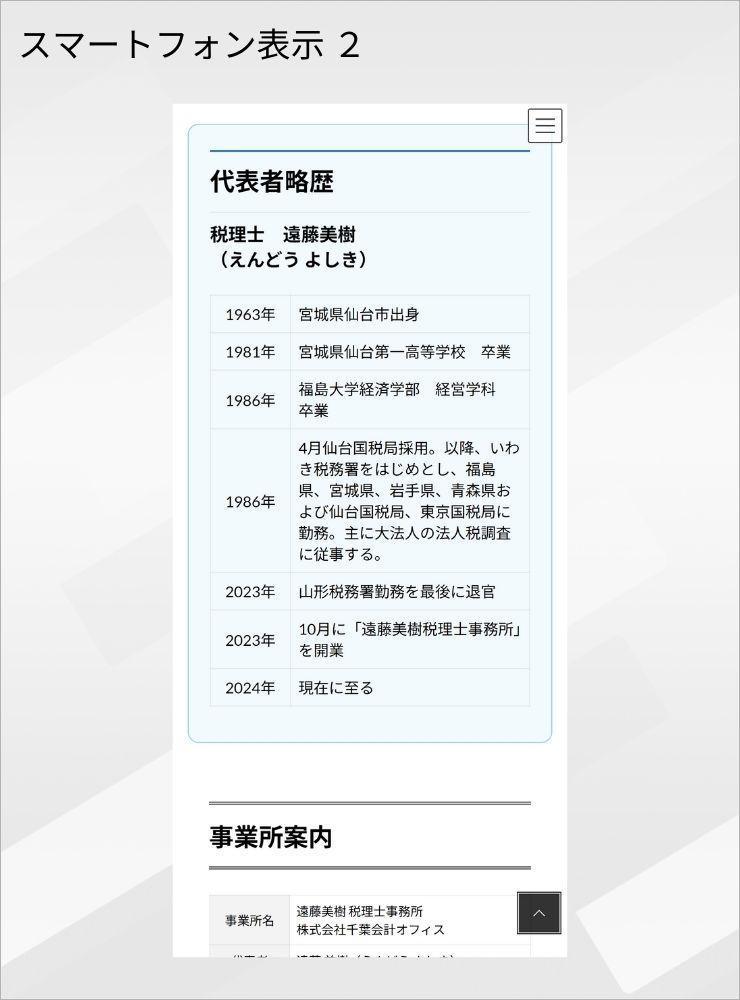 税理士事務所「遠藤美樹 税理士事務所」さまからのご依頼で、ホームぺージを制作しました