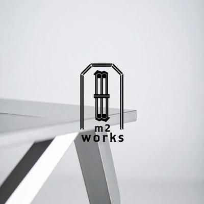 鉄と木を組み合わせて家具の制作を行うm2works様のロゴをデザインしました