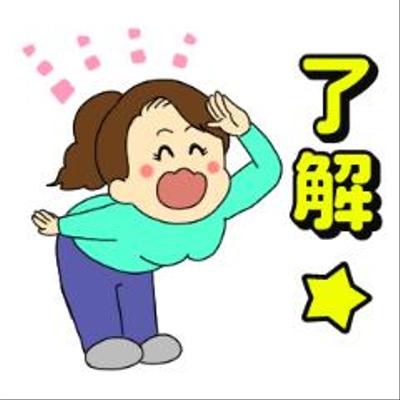 飲食店経営者様の似顔絵LINEスタンプを制作しましました