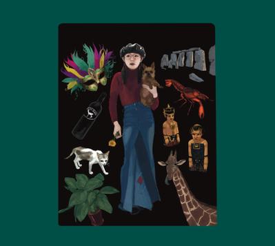 Jazz CDアルバム用のイラスト2作品。2023年2月に制作。ました