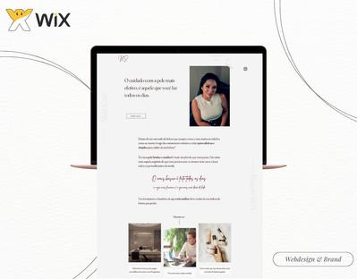 エステティシャン企業様のオンライン講座用のサイト制作（Wixの制作）を承りました
