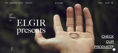 Shopifyでユニセックス専門のジュエリーブランドELGIRのECサイトを作成しました