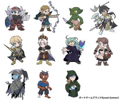 ボードゲームのキャラクターデザインとイラストを担当しました