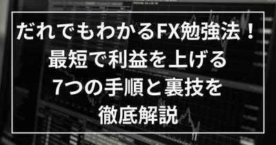 FXトレーダーとしての経験を活かした記事を個人ブログでを執筆しました
