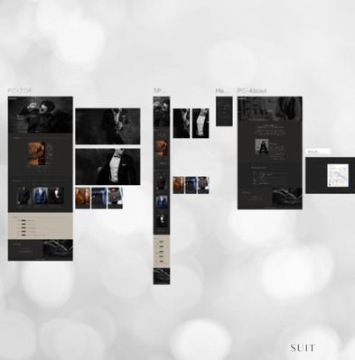 suit　サイトを作成ました