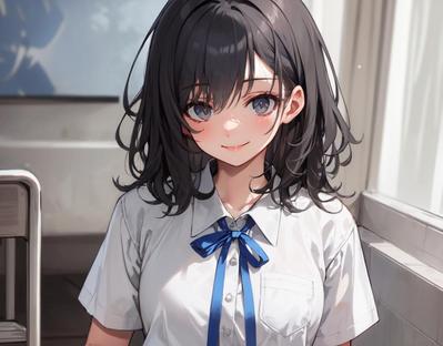 StableDiffusionを使用して美少女画像を作成しました