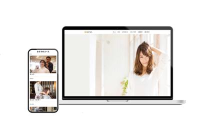 美容室のホームページを製作しました