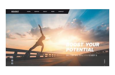 人材会社のコーポレートサイトのデザインをしました