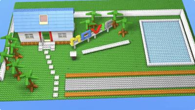 LEGOで遊ぶ趣味映像の制作しました