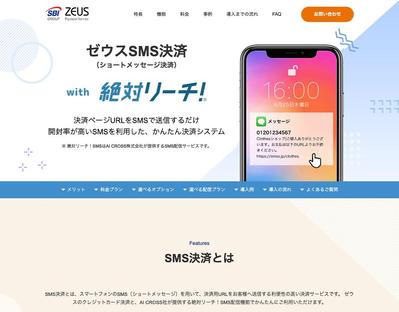 BtoB向けの決済サービスのLP、動画をデザイン、作成しました