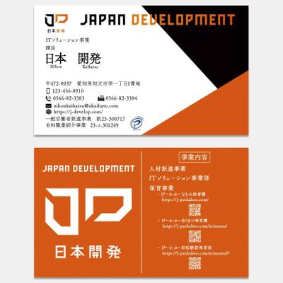 名刺を作成しました