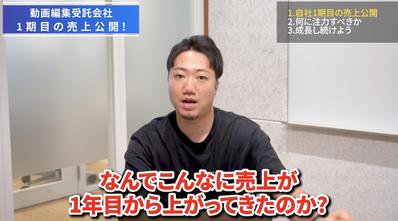 ビジネス系YouTubeチャンネルの編集を担当しました