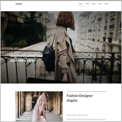ポートフォリオサイト（デモサイト）をWordpressで制作しました