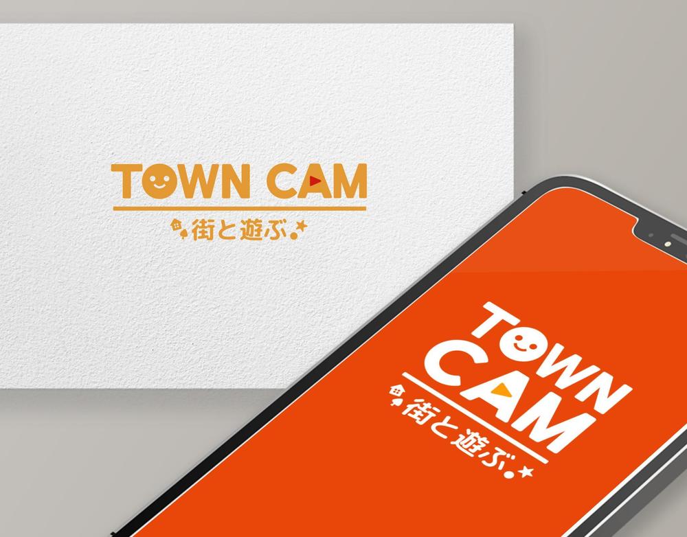 TOWN CAM様のロゴとアイコンを作成しました