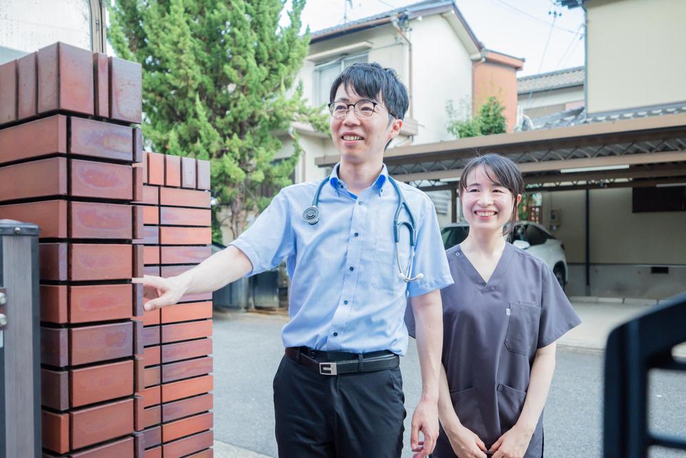 訪問診療の診療風景を撮影しました