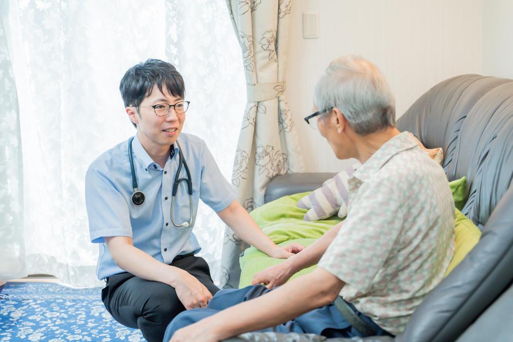 訪問診療の診療風景を撮影しました