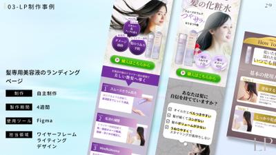 meat広告のオリジナルLPをリデザインしました